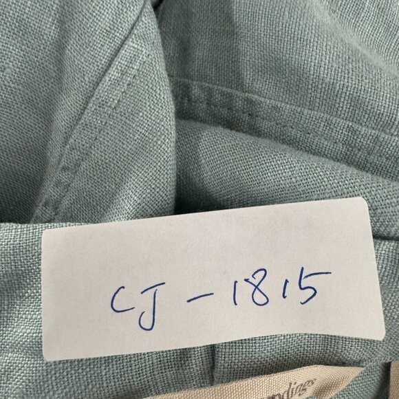 Soft Surroundings Grove Linen Jacket Medium Gray Mist Seafoam NWT CJ-1815 - Picture 2 of 10